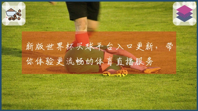 新版世界杯买球平台入口更新，带你体验更流畅的体育直播服务
