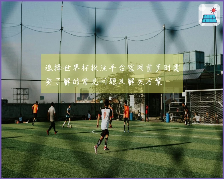 选择世界杯投注平台官网首页时需要了解的常见问题及解决方案