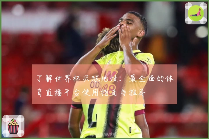 了解世界杯买球地址：最全面的体育直播平台使用指南与推荐