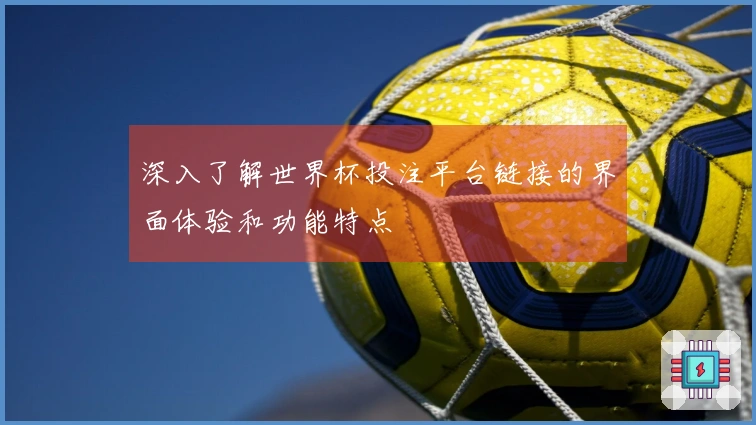 深入了解世界杯投注平台链接的界面体验和功能特点