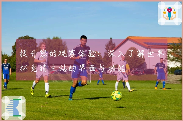 提升您的观赛体验：深入了解世界杯竞猜主站的界面与功能
